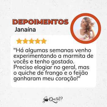 Depoimento cliente 3 — Que Tal Congelados