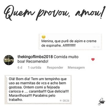 Depoimento cliente 1 — Que Tal Congelados